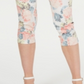 Charter Club Women's Lush Petals Capri Pants White Size 6 Petite