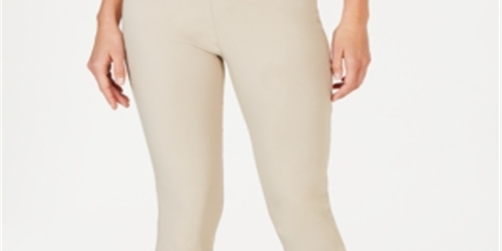 Charter Club Women's Chelsea Pull on Tummy Control Capris Brown Size 4