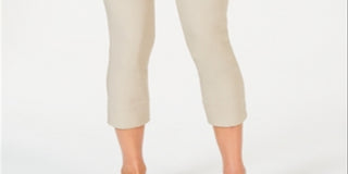 Charter Club Women's Chelsea Pull on Tummy Control Capris Brown Size 4