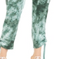 INC International Concepts Women's Tie Dye Joggers Green Size M