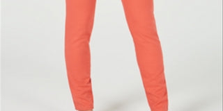 Charter Club Women's Bristol Skinny Ankle Jeans Orange Size 14 Petite