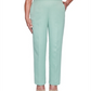 Alfred Dunner Women's Lake Geneva Twill Pants Green Size 18