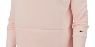 Nike Women's Dri fit Fleece Training Top Pink Size L