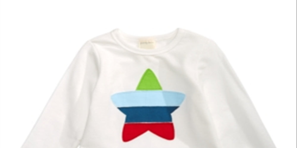 First Impressions Toddler Boy's Bold Star T-Shirt White Size 3T
