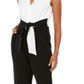 Jessica Howard Women's Jumpsuit V Neck Bow White Size 8