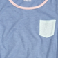 Epic Threads Big Girl's Colorblocked Tie Front T-Shirt Blue Size X-Large