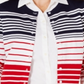 Charter Club Women's Striped Cardigan Blue Size L