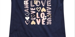 Epic Threads Toddler Girl's Love T-Shirt Blue Size 3T