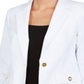 Calvin Klein Women's Single Button Grommet Blazer White Size 6