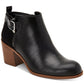 Style & Co Women's Onyaa Block Heel Booties Shoes Black Size 7 M