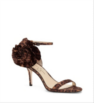 Jessica Simpson Women's Sandals Shoes Natural Leopard Size 11