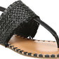 Carlos By Carlo Santana Women's Jayne Thong Sandal -Black  Size 9.5 M