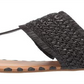 Carlos By Carlo Santana Women's Jayne Thong Sandal -Black  Size 9.5 M