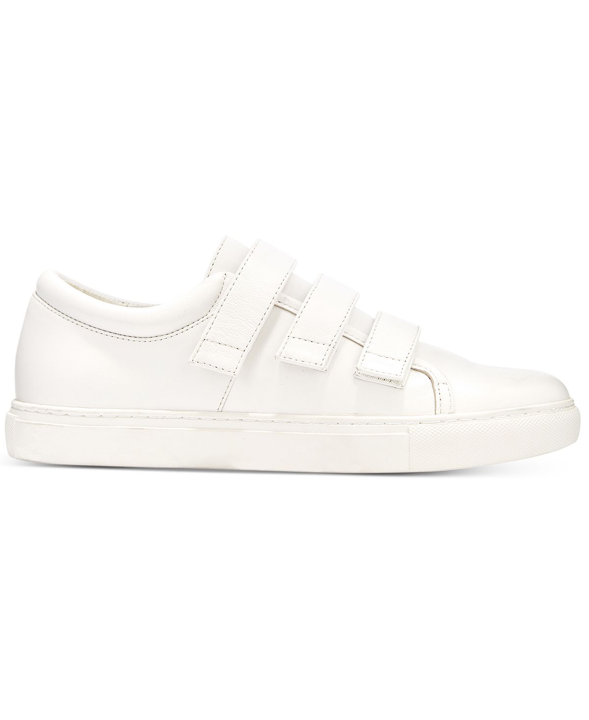 Kenneth Cole Women's Kingvel Leather Low Top Fashion Sneakers White Size 6.5M