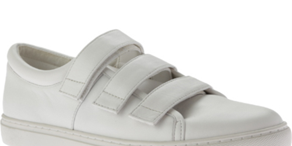 Kenneth Cole Women's Kingvel Leather Low Top Fashion Sneakers White Size 6.5M