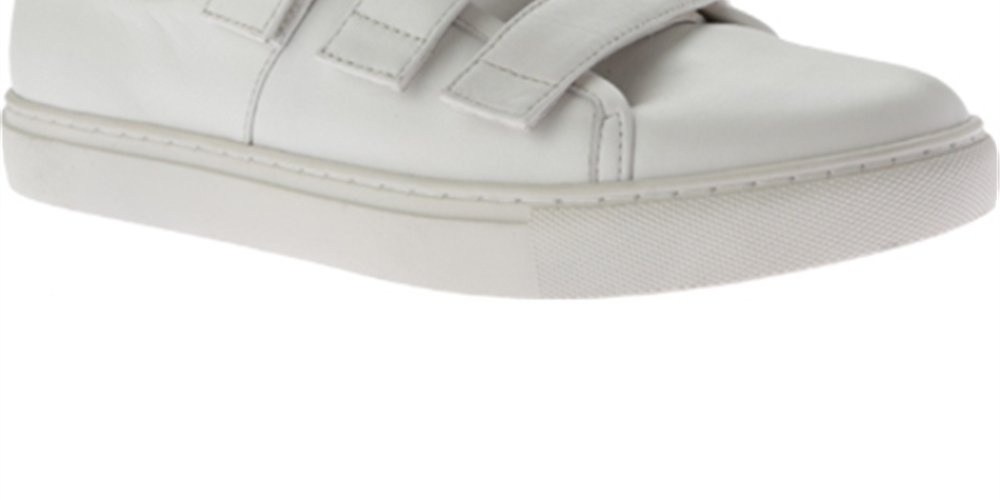Kenneth Cole Women's Kingvel Leather Low Top Fashion Sneakers White Size 6.5M