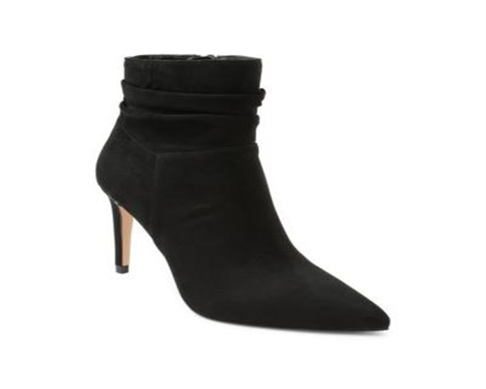 XoXo Women's Taniah Pointed Toe Ankle Fashion Boots Black SIze 7M
