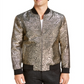 INC International Concepts Men's Big & Tall Party Brocade Bomber Jacket Black Size 2XB