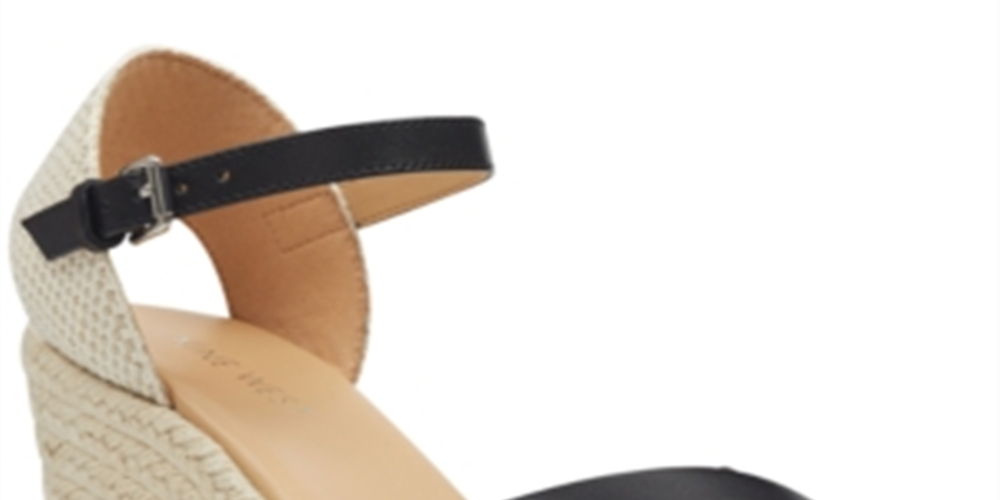 Nine West Women's Joydyn Espadrille Sandal in Black Size 5.5 Medium Black Size 5.5 M