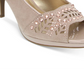 Karen Scott Women's Brookee Dress Heels Embossed Sling Back BeigeSize 7.5 W
