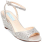Blue by Betsey Johnson Elora Sandal Silver Size 11 M