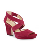 Jessica Simpson Women's Tehya Sandal Red Size 7.5