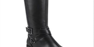 Guess Women's Haydin Faux Leather Riding Boots Black Size 9 MW