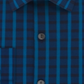 Kenneth Cole Reaction Men's Slim Fit All Day Flex Check Dress Shirt Stream Blue Size XL