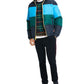 Tommy Hilfiger Men's Colorblocked Puffer Jacket Blue Size XXL