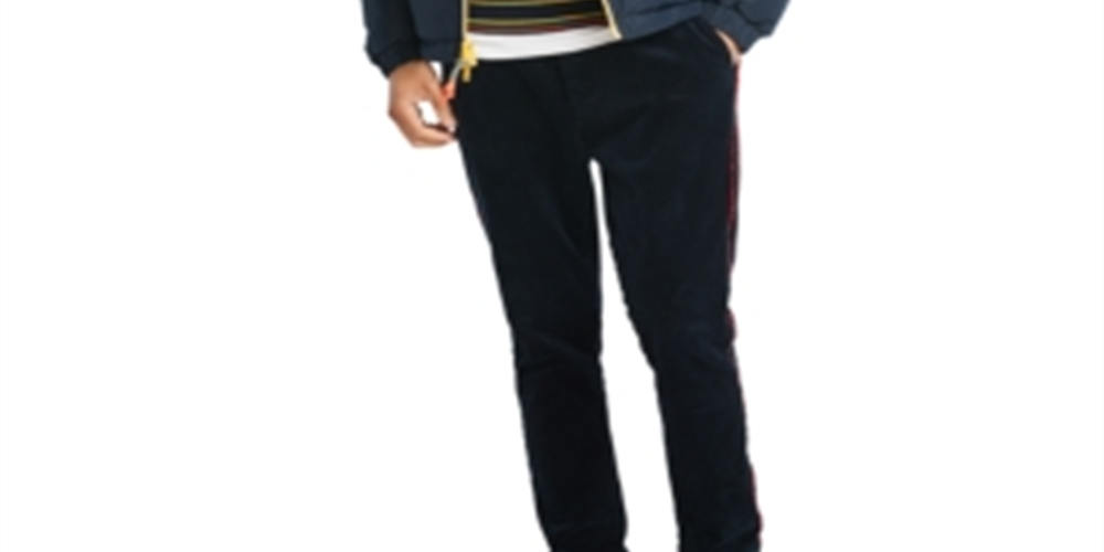 Tommy Hilfiger Men's Colorblocked Puffer Jacket Blue Size XXL