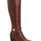 Giani Bernini Women's Rozario Leather Tall Knee-High Boots Brown Size 6.5M