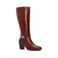 Giani Bernini Women's Rozario Leather Tall Knee-High Boots Brown Size 6.5M