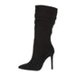 Jessica Simpson Women's LYNDY 2 Boot SUEDE  Black Size 9.5M