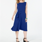 Charter Club Women's Fit & Flare Party MIDI Dress Blue Size X-Small