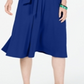 Charter Club Women's Fit & Flare Party MIDI Dress Blue Size X-Small