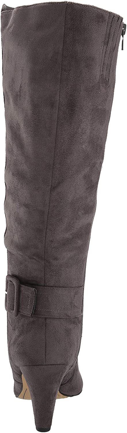 Bella Vita Troy Ii Wide Calf Tall Dress Boots Women's Shoes Gray Size 7 M
