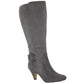 Bella Vita Troy Ii Wide Calf Tall Dress Boots Women's Shoes Gray Size 7 M