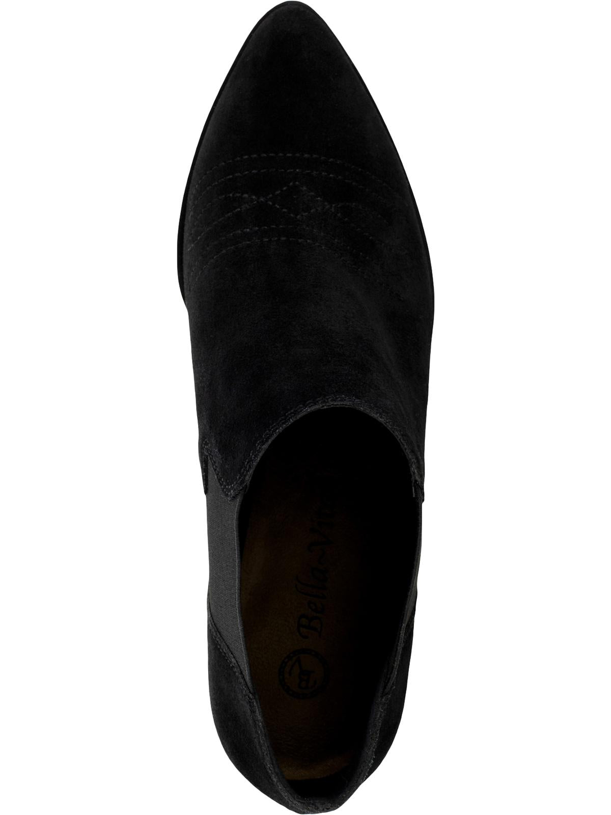 Bella Vita Women's Casual Boots Emilia Suede Bootie Black Size 10 M