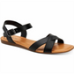 Style & Co Women's Antoniap Strappy Ankle STrap Flat Sandals Black Size 6 M
