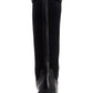 Calvin Klein Women's Lonie Chunky Tall Riding Boots Black Size 9 Medium