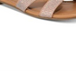 Material Girl Women's Acelina Fabric Open Toe Casual Slide Sandals Silver Size 7.5M