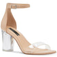 INC International Concepts Women's Kivah Microsuede Party Dress Sandals Tan Powder Beige Size 10.5
