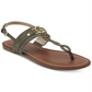 Guess Women's Links Open Toe Casual Slingback Sandals Green Size 5 M