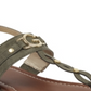 Guess Women's Links Open Toe Casual Slingback Sandals Green Size 5 M