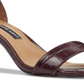 Nine West Women's Sandals Russet Pruce Suede Sandal Brown Size 7.5 M