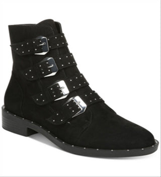 Bar III Women's Margo Faux Suede Ankle Booties Black Size 6.5 M