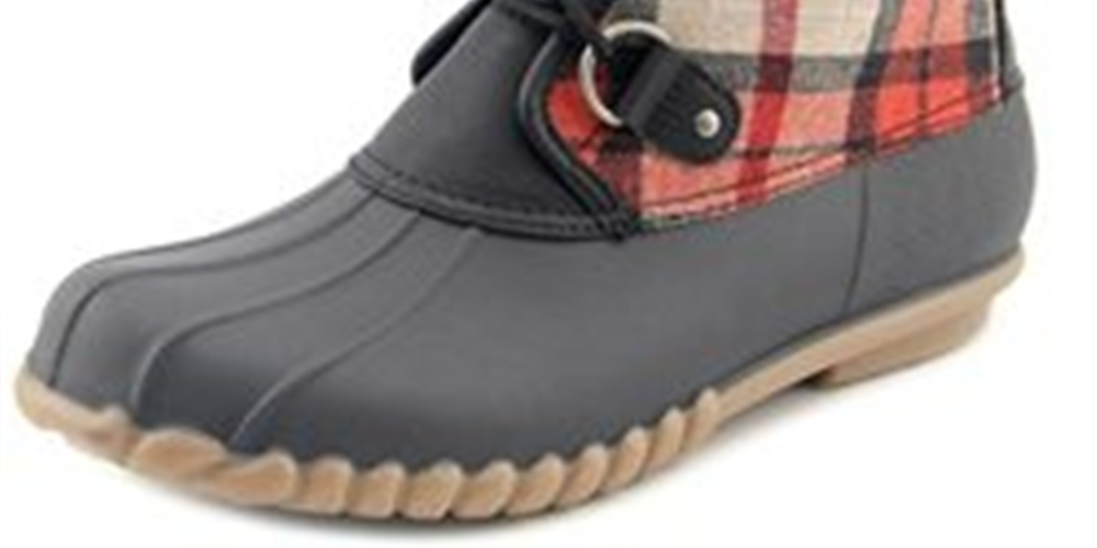 Baretraps Women's Fahn Plaid Snow Winter Boots Black Size 7 M