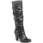 Style & Co Women's Almond Toe Knee High Fashion Boots Black Size 9M
