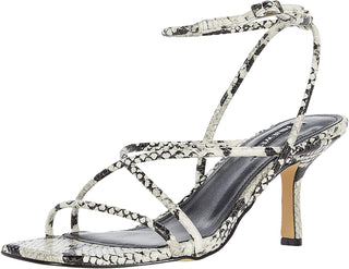 Nine West Women's Nolan Barely There Strappy Sandals Shoes Black Size 5.5