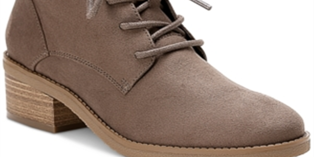 Style & Co Women's Rizio Lace up Ankle Booties Brown Size 10 M